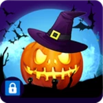 halloween theme applock android application logo